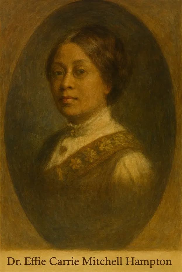 Portrait of Dr. Effie Carrie Mitchell Hampton
